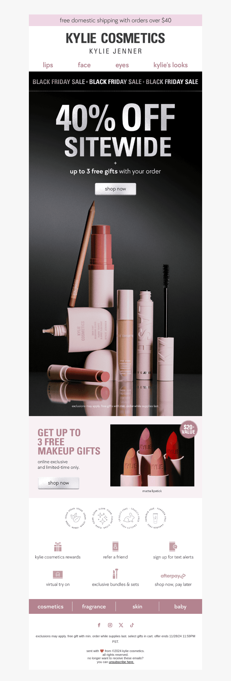 take 40% OFF SITEWIDE 💖