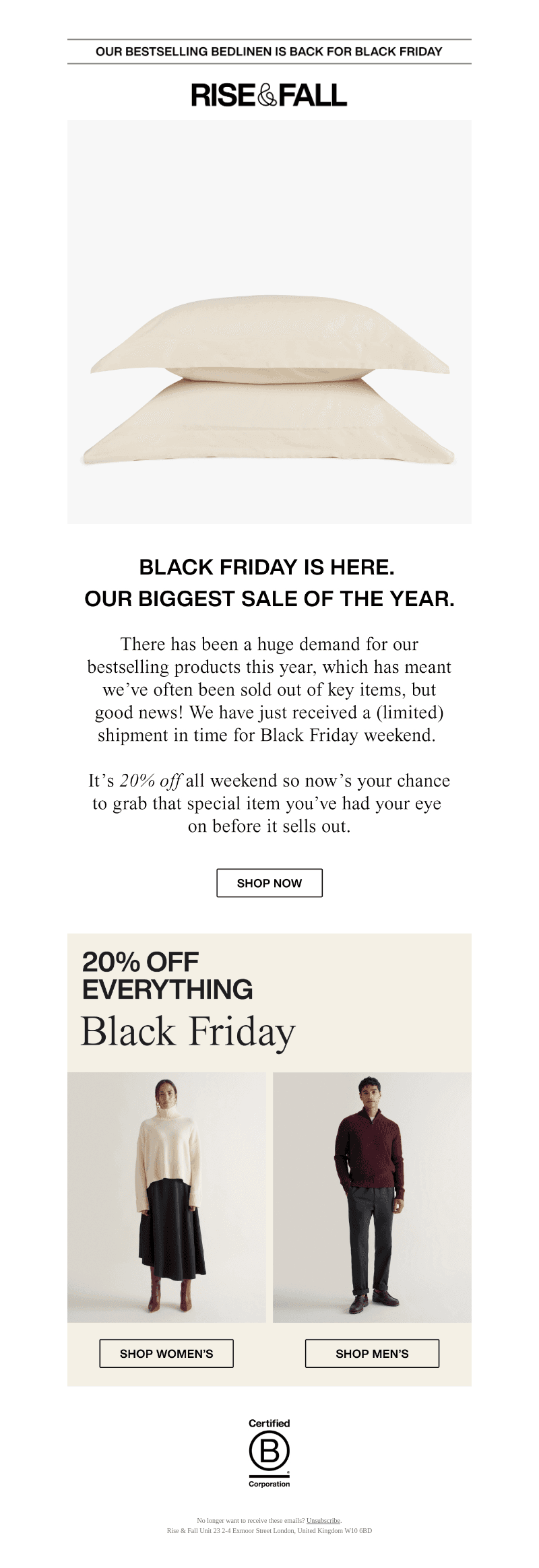 Our Biggest Sale + Restock
