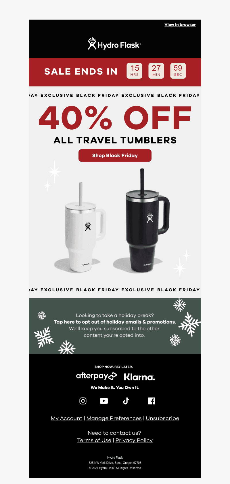 40% OFF STYLES ARE GOING FAST