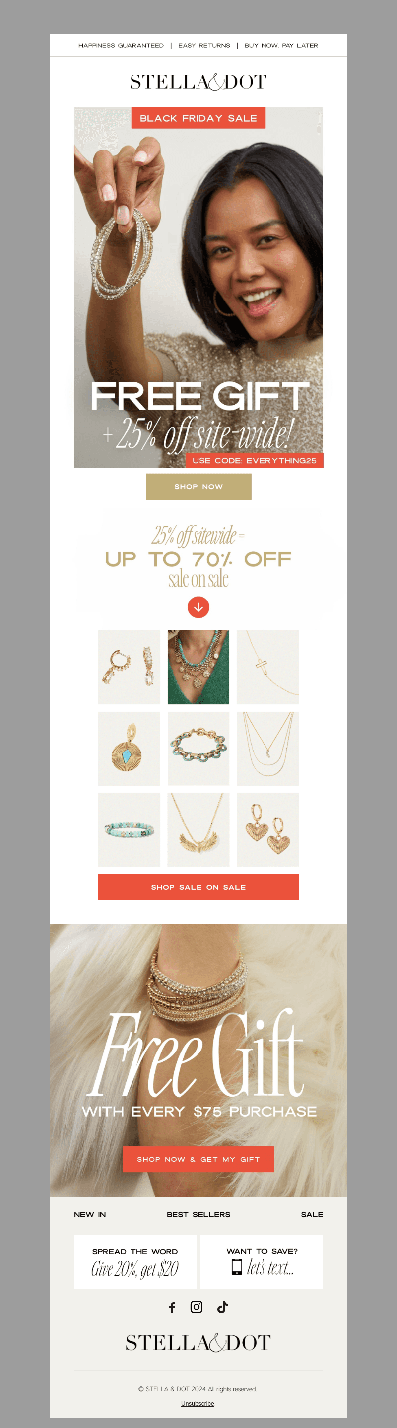 FREE GIFT + 25% OFF Sitewide