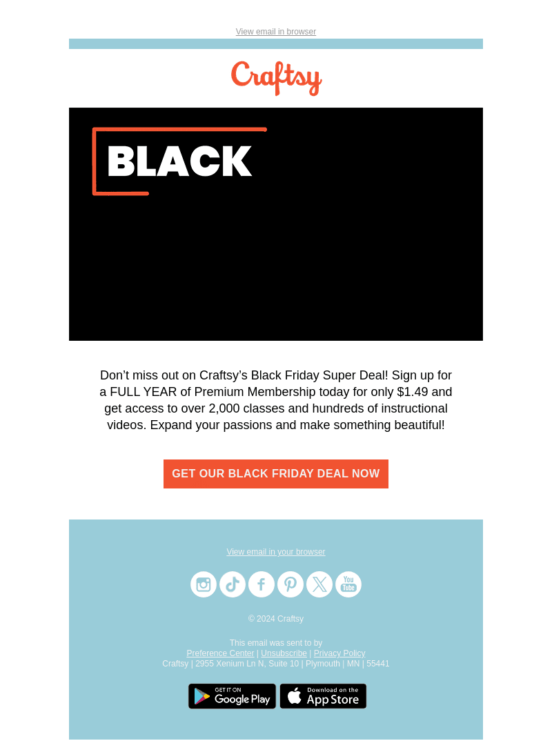 FINALLY! It’s Black Friday – GO GO GO!