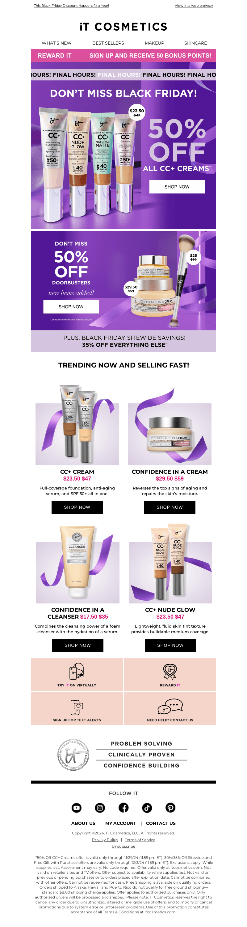 CC+ for 50% OFF is Ending Soon!