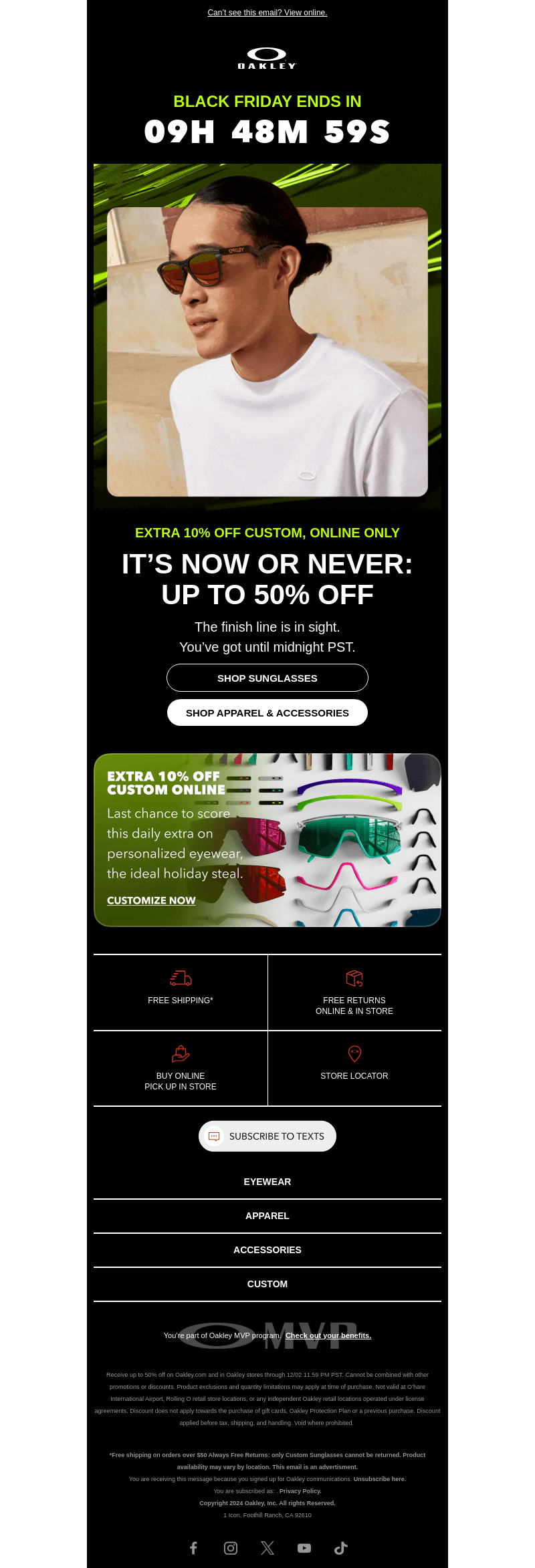 Few Hours Left: Up to 50% off