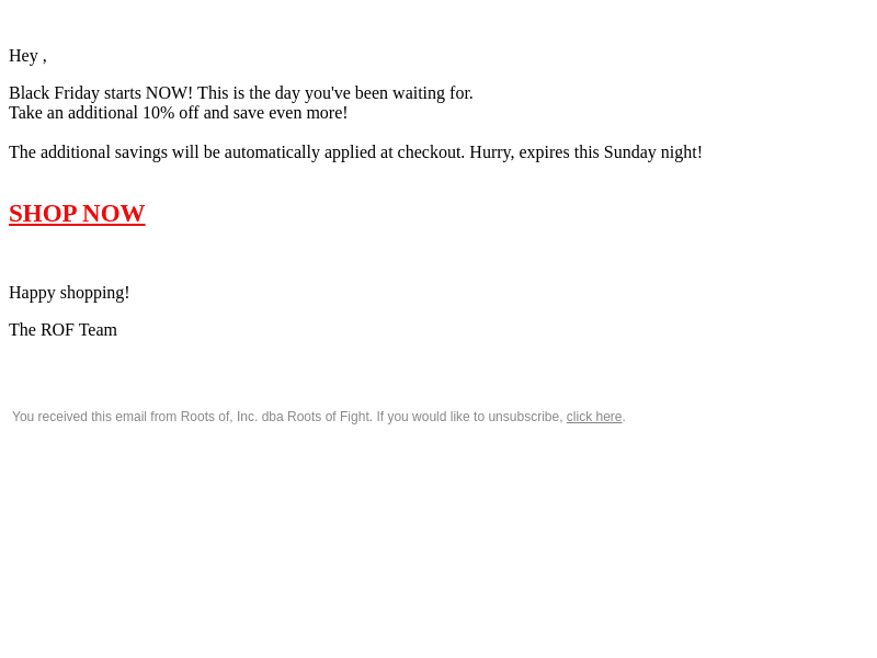 You've Earned Another 10% Off! | Use It or Lose It