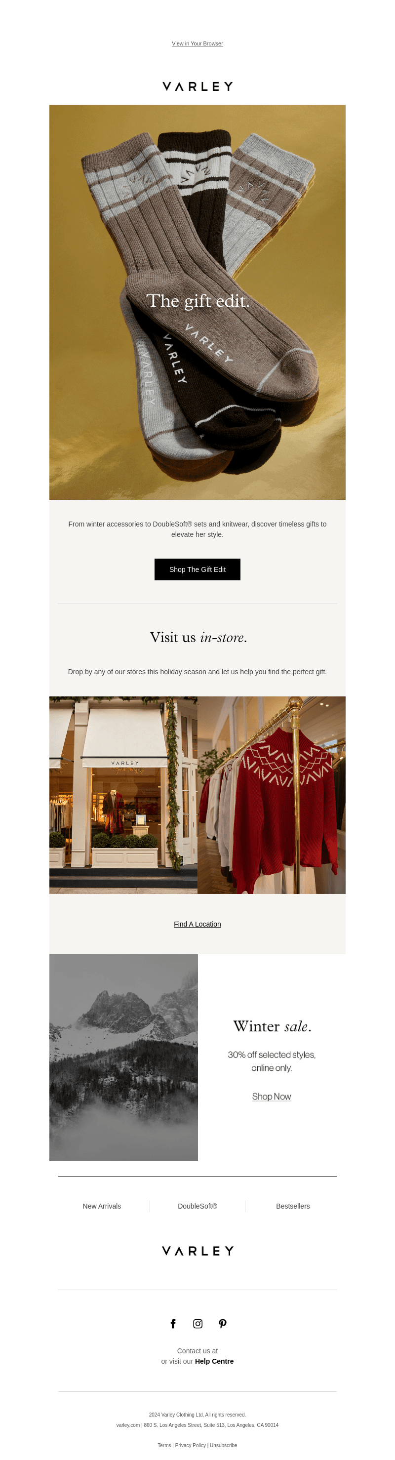 Find the perfect gift with Varley