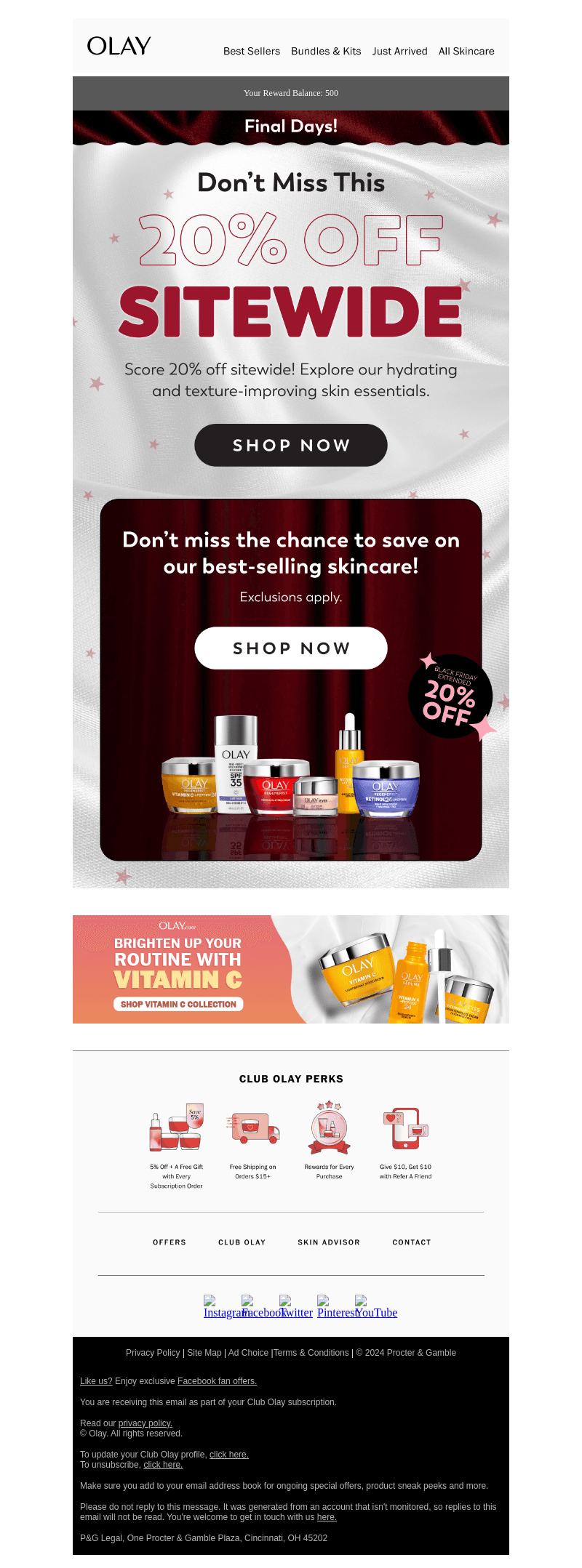 It’s On: 20% Off Sitewide!