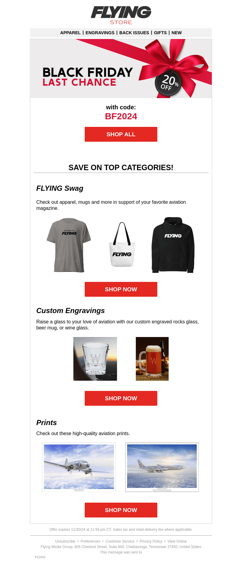 Flying Magazine email from Sat, Nov 30, 2024