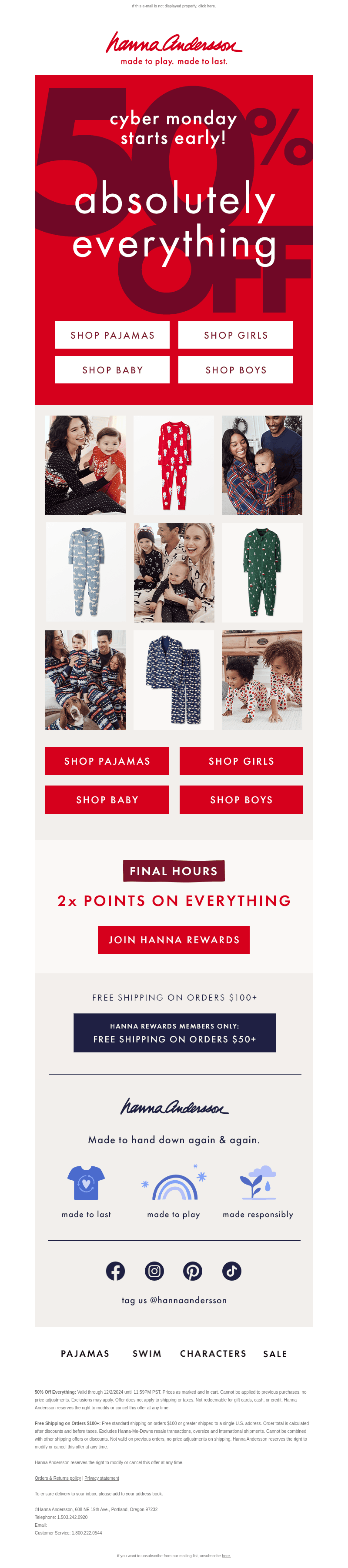Cyber Savings: 50% Off Absolutely EVERYTHING