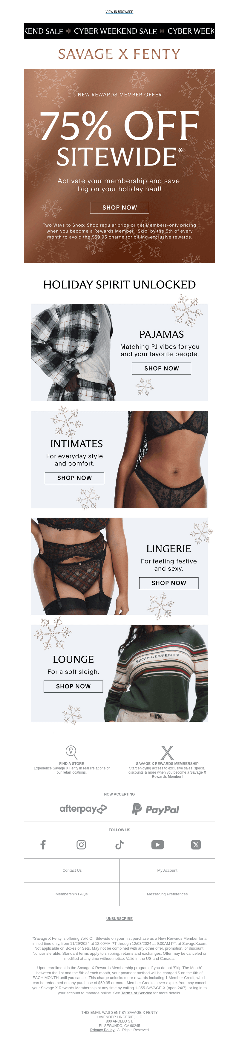 Cyber Weekend Sale: 75% OFF