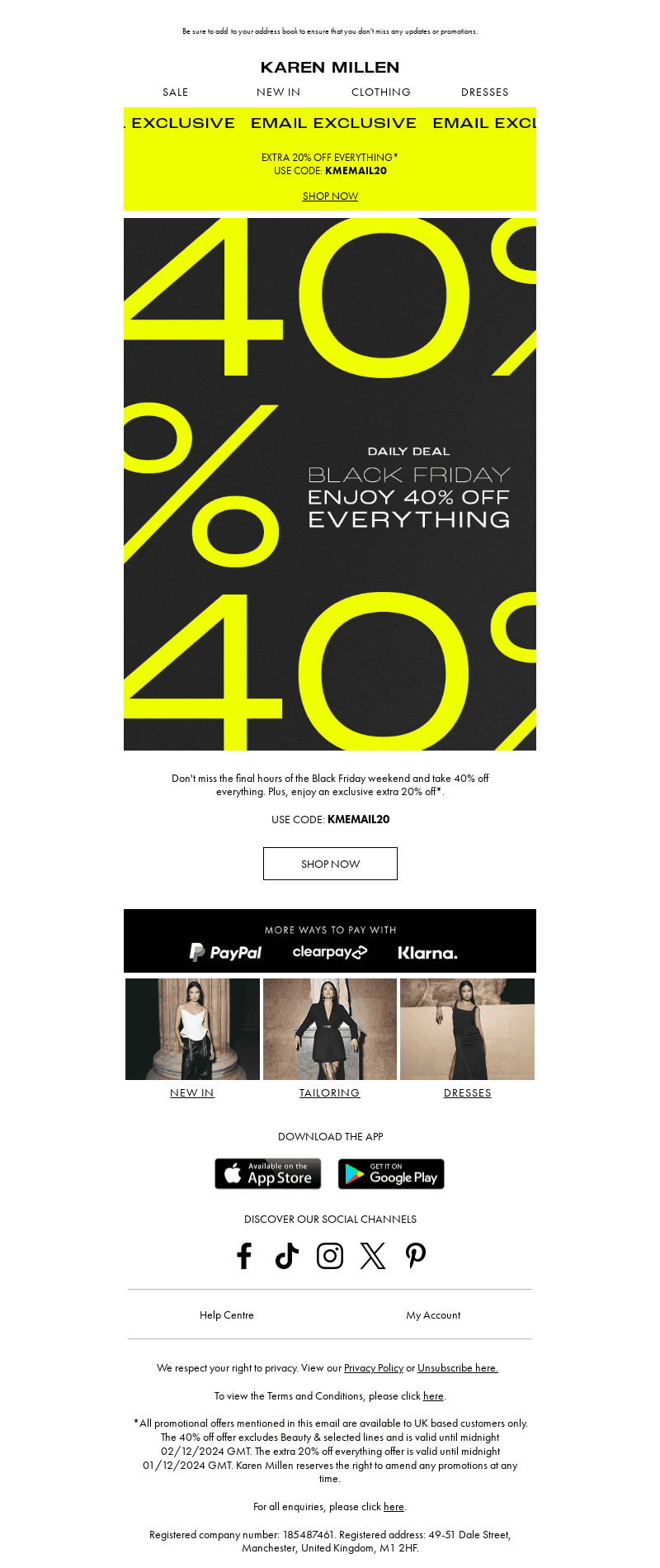 Black Friday Weekend | 40% off everything