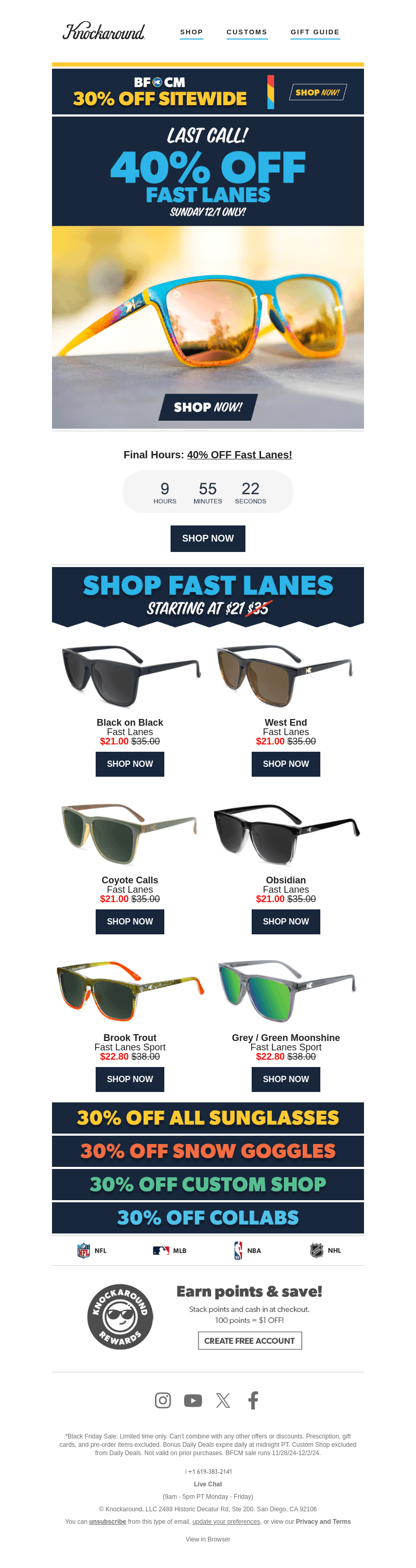📣 LAST CALL: 40% OFF All Fast Lanes!