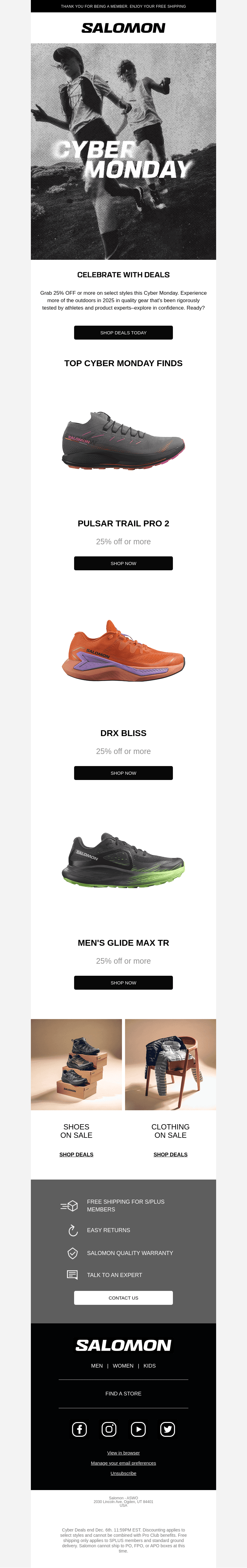 25% Off—Cyber Monday