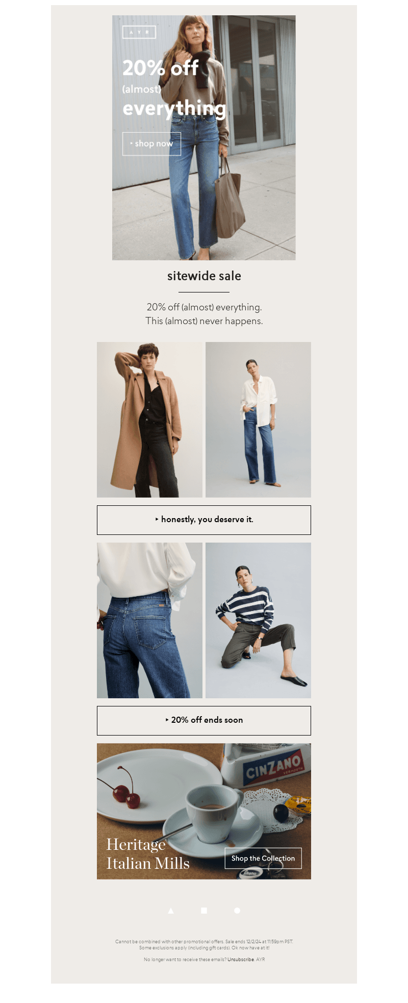 ZOMG | Sitewide Sale