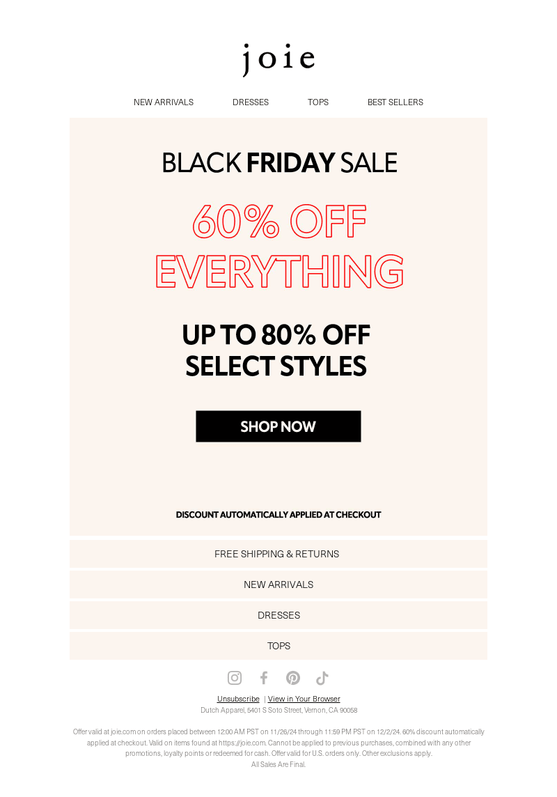 Last Chance: 60% Off Ends Tonight!
