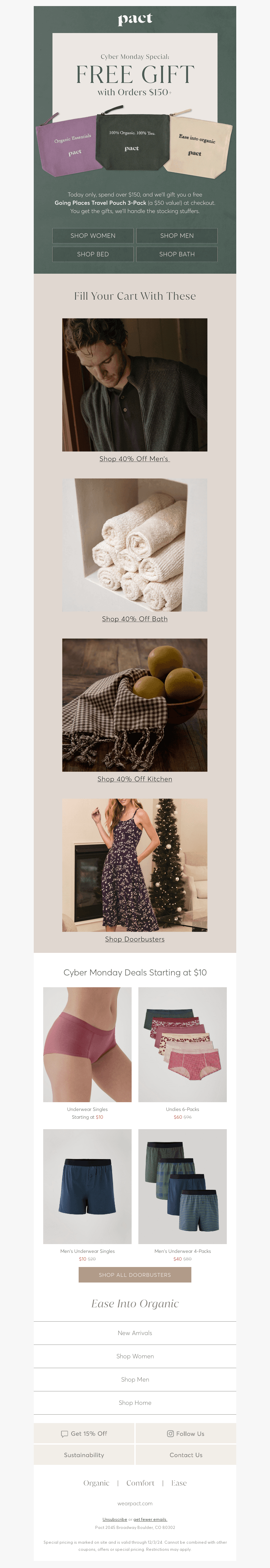 Free Gift ($50 Value) with Orders $150+
