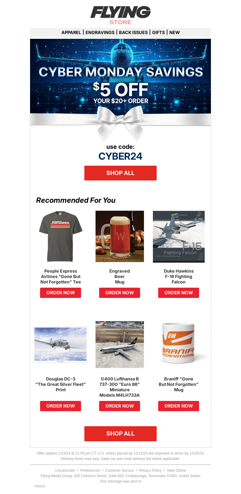 Cyber Monday Savings are Here!