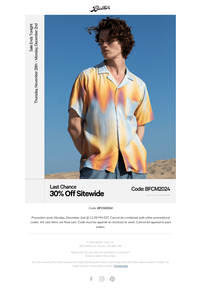 Your Favourite Sale Ends Tonight