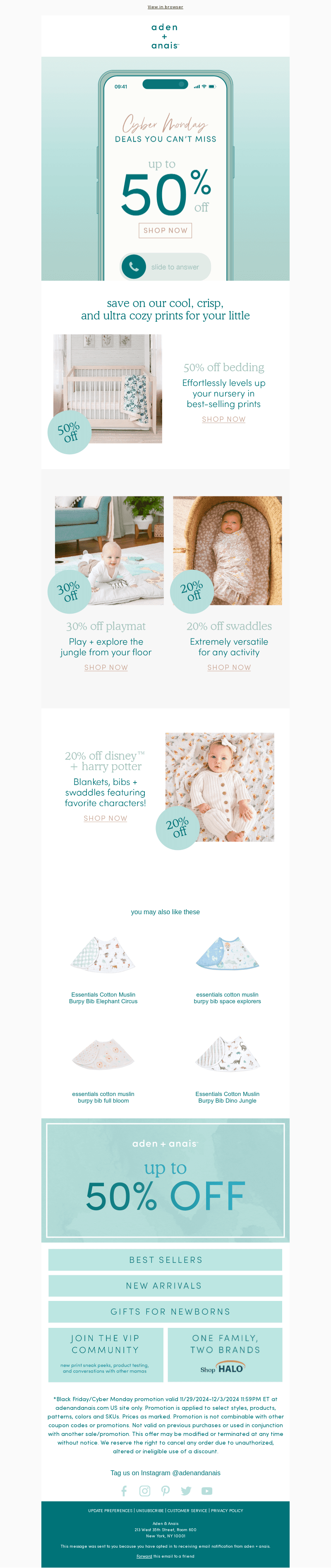 📣 attn: 50% off bedding