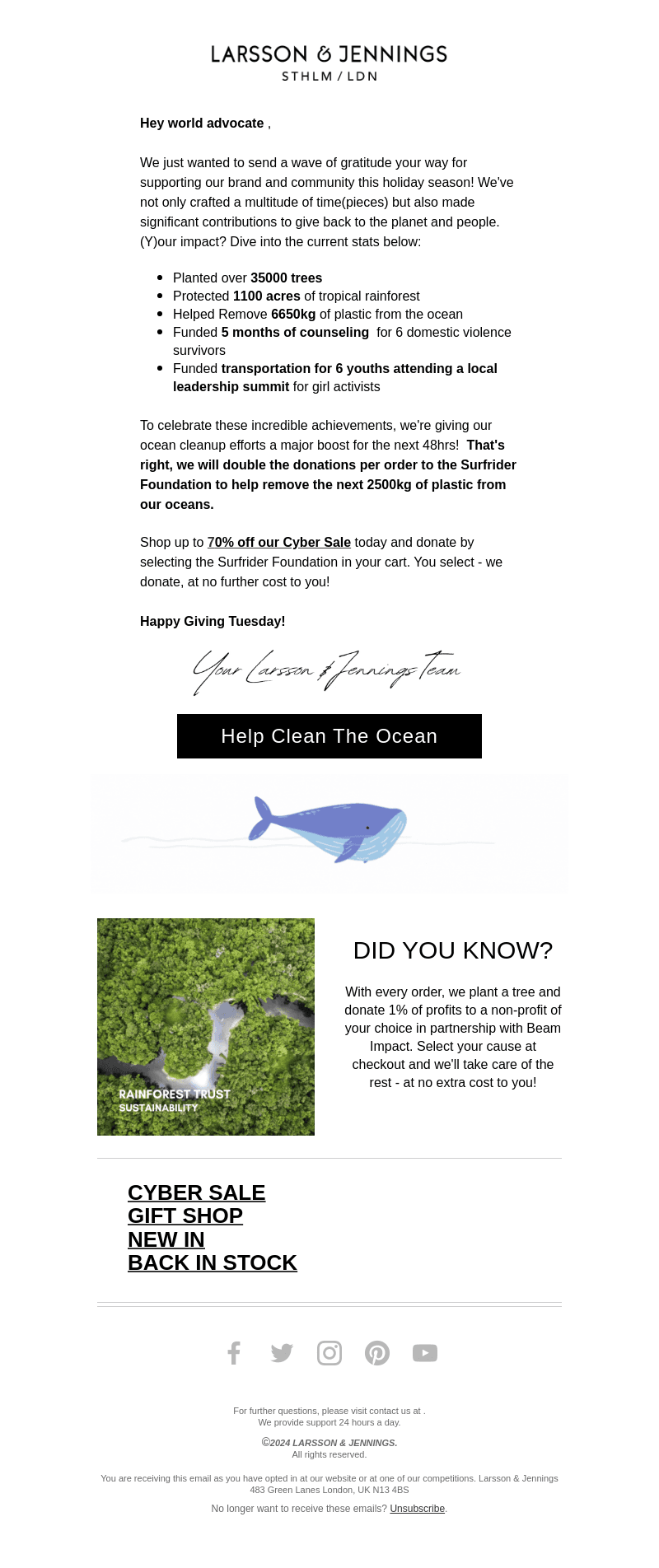Help protect the oceans with us! 🌊