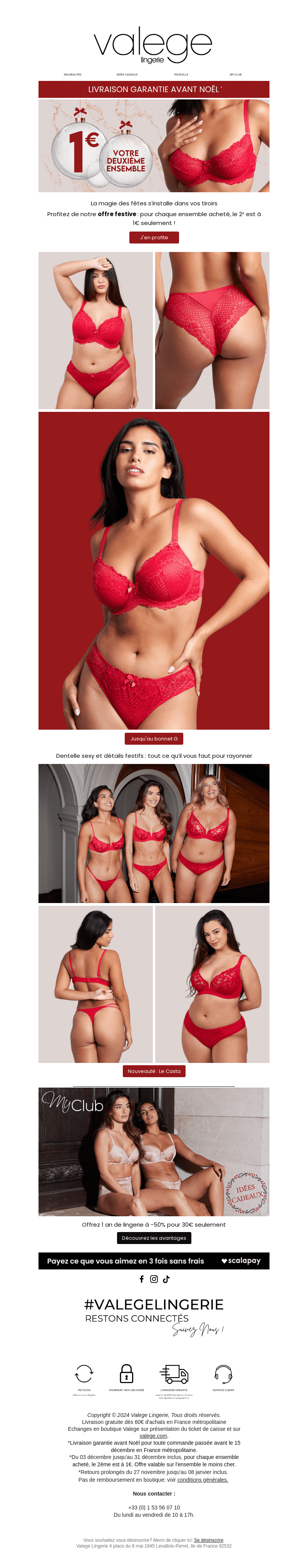 1€ votre deuxième ensemble ❤️