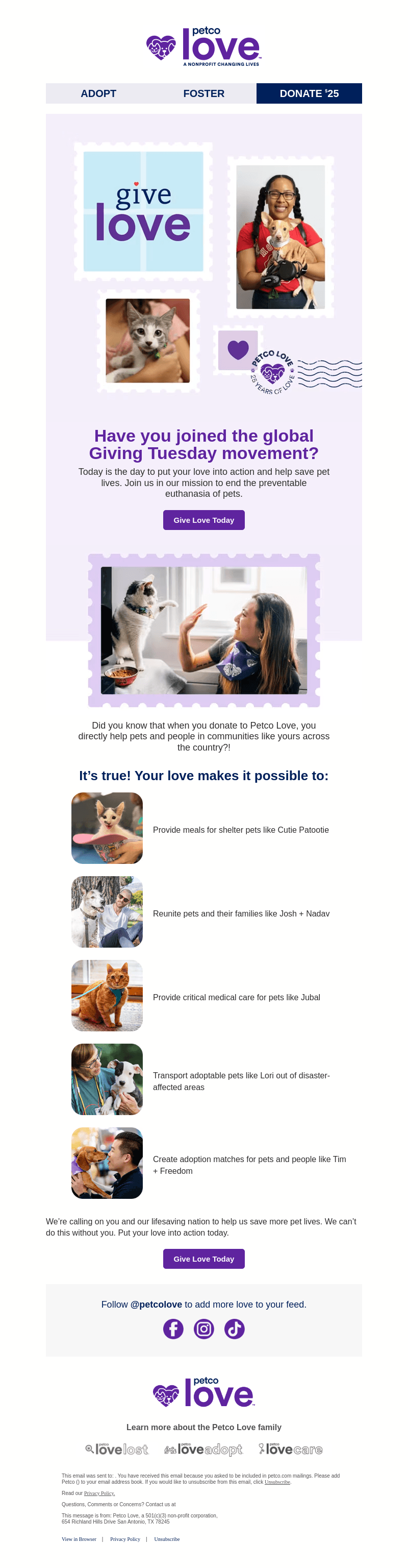 Today is Giving Tuesday!