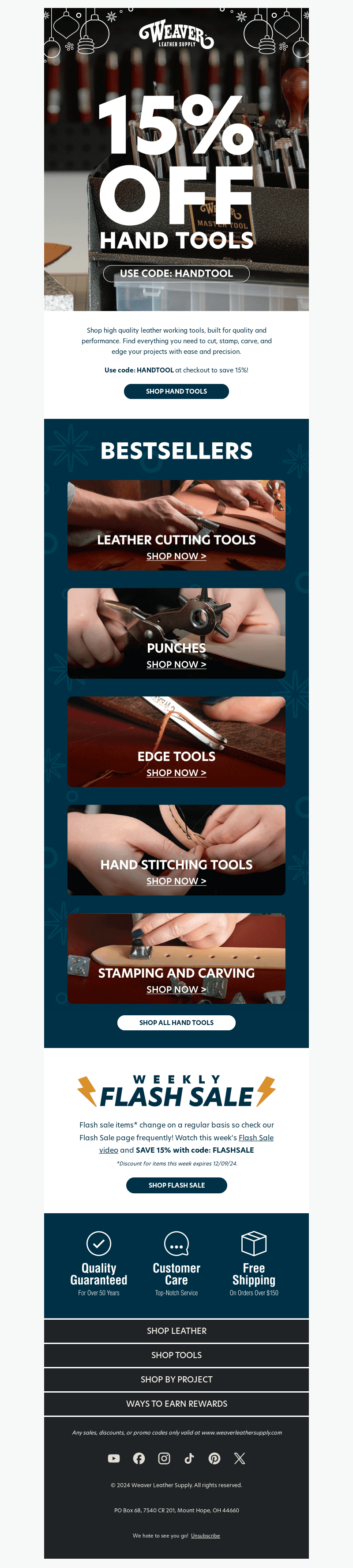 Limited Time Savings on Hand Tools