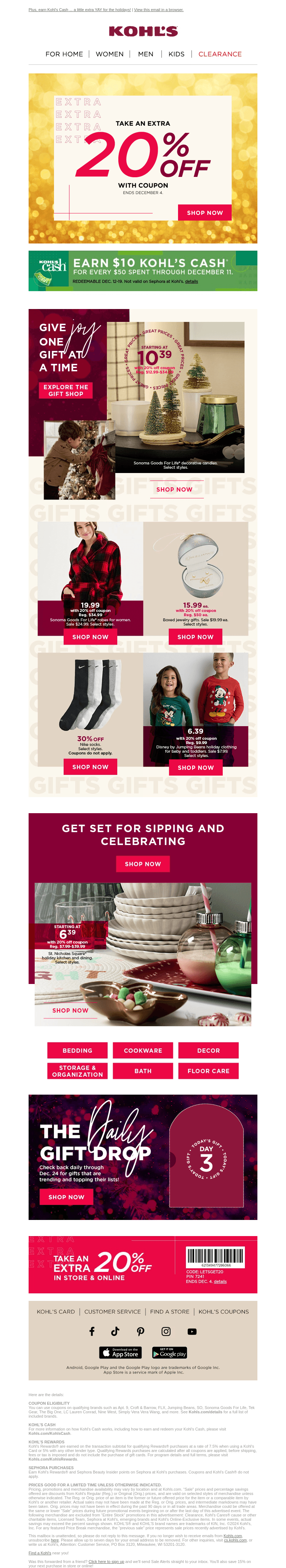 Take 20% off & wrap up your list 🎅