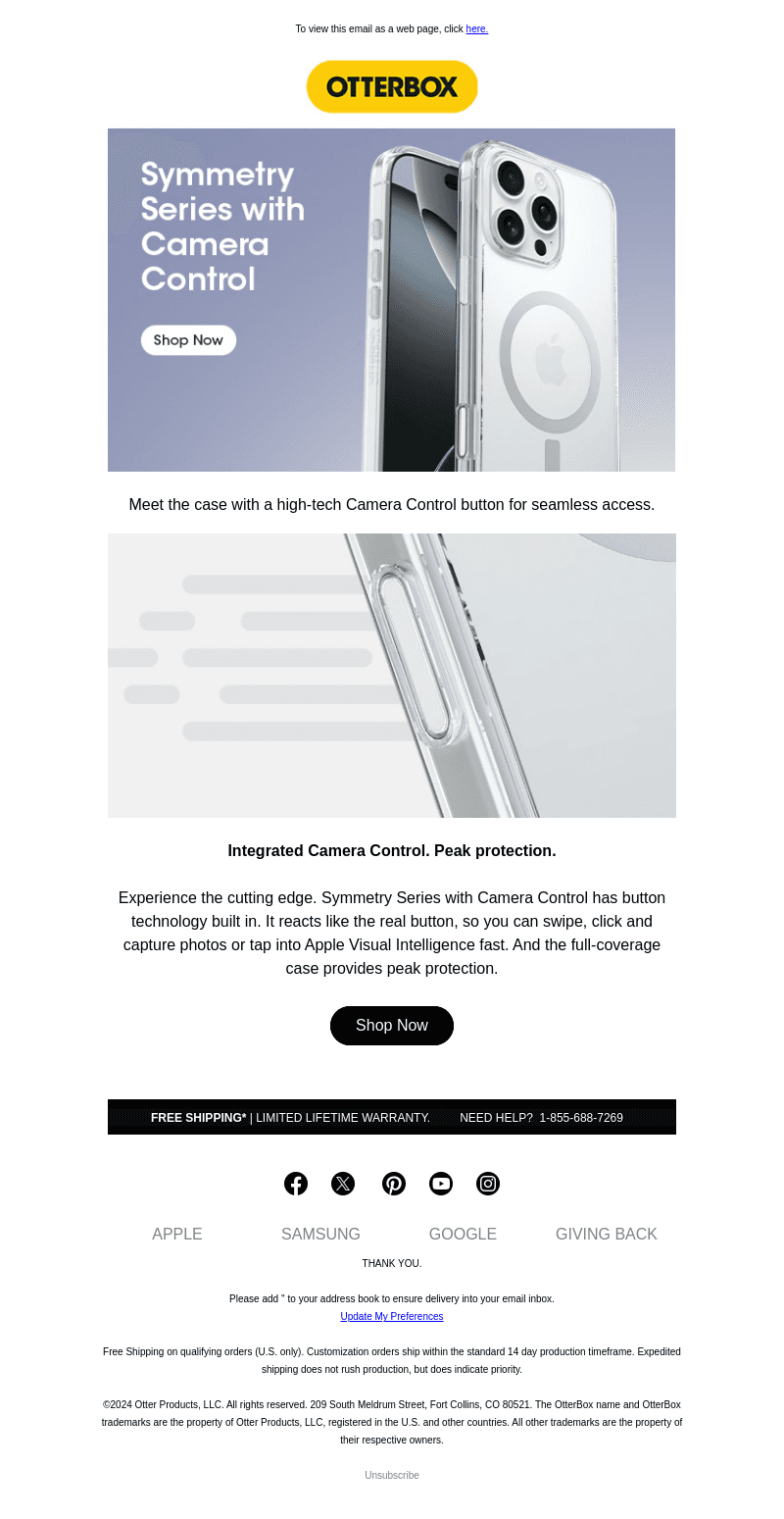 Take control with Symmetry Series with Camera Control