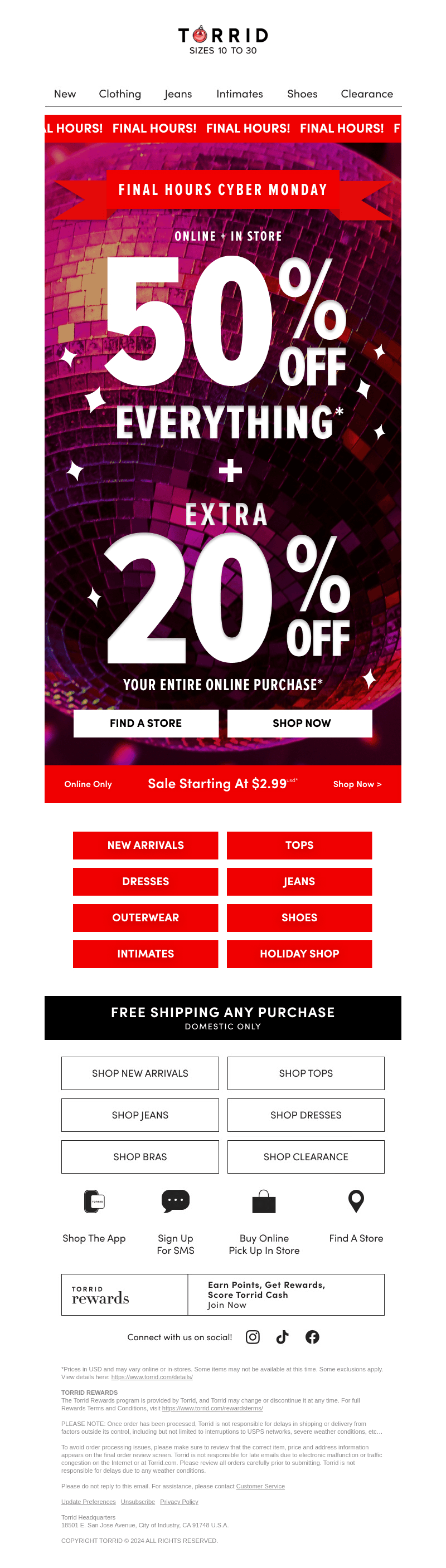 The biggest sale EVER ends tonight