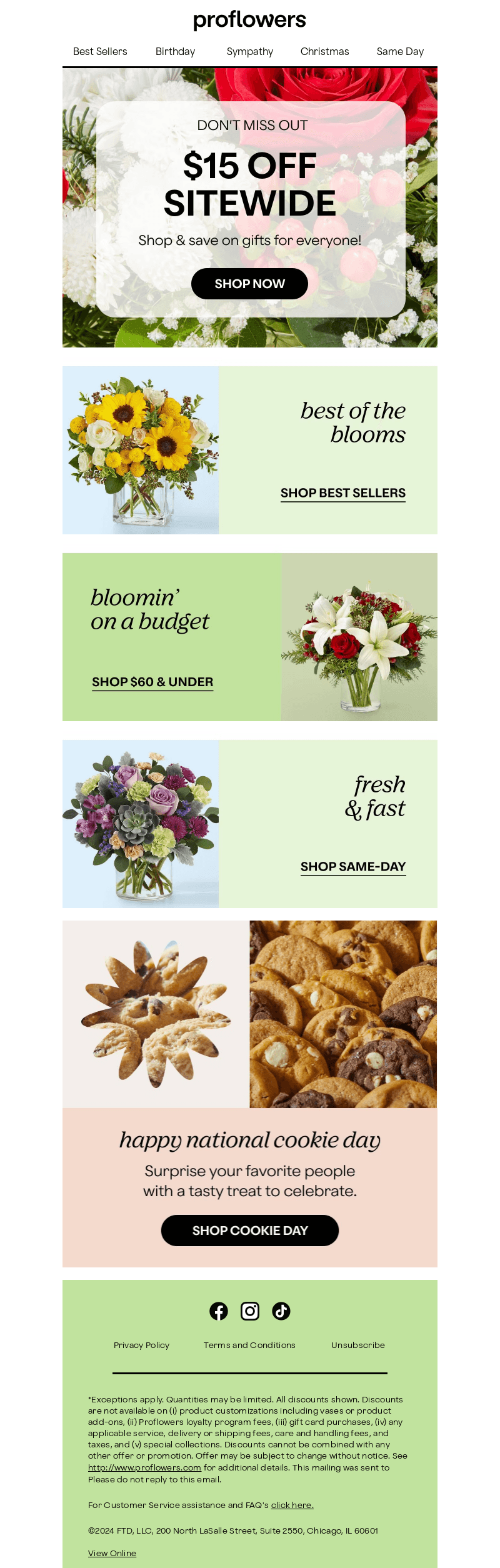 Brighten Up Winter & Save $15 Today!