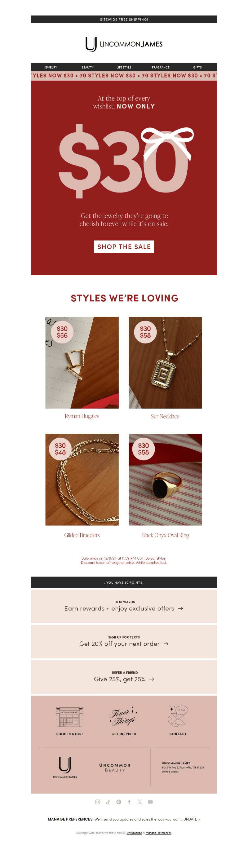 ❗70 gifts are $30❗