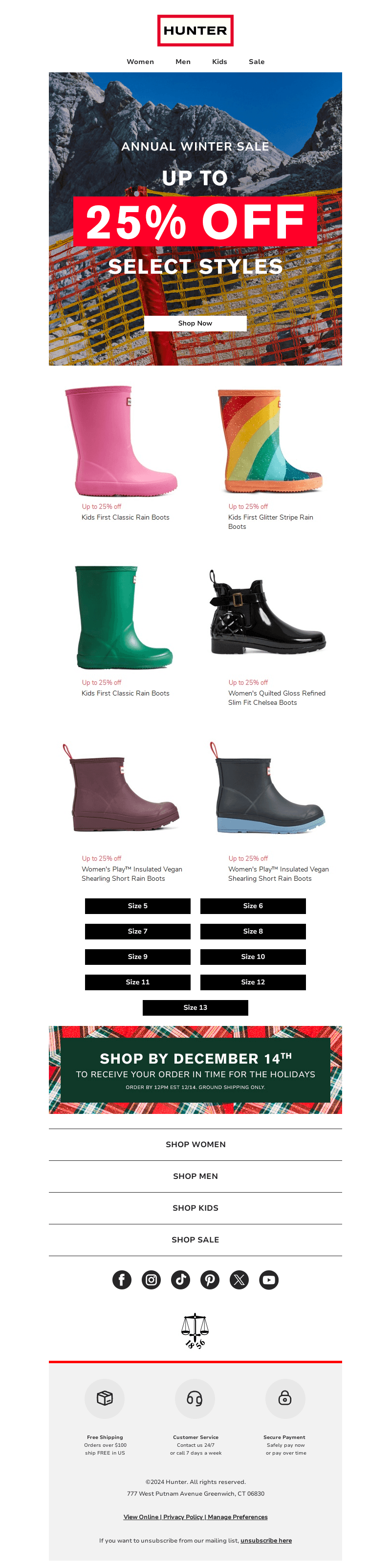 Get Cozy: Up to 25% Off