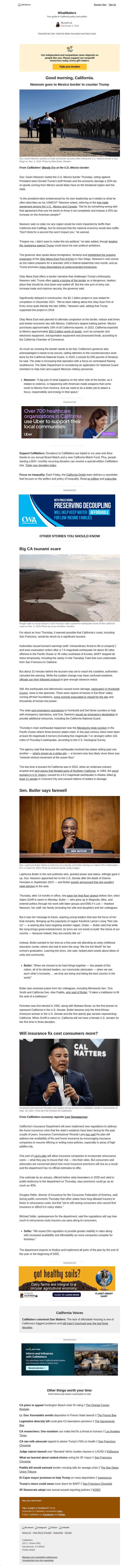 Calm email from Fri, Dec 6, 2024