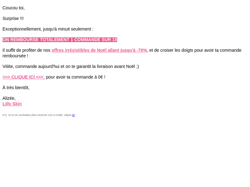 RE : Ta commande est remboursée  📦