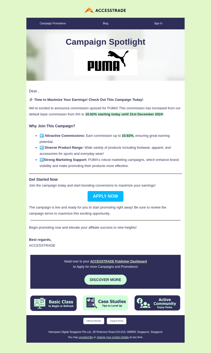 📈🚀 Commission Upsized by PUMA – Apply Today!