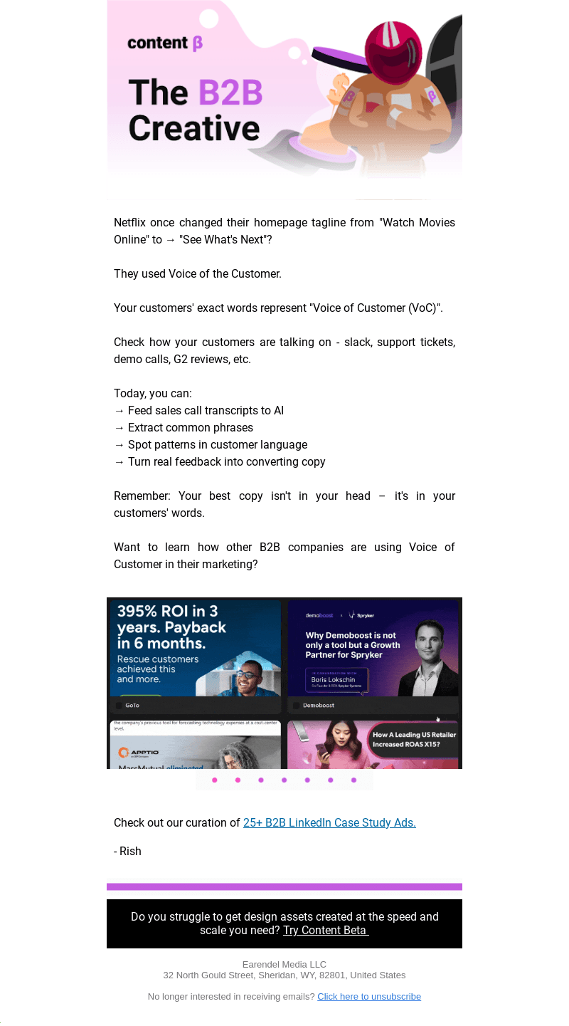 Voice of Customer in Copywriting