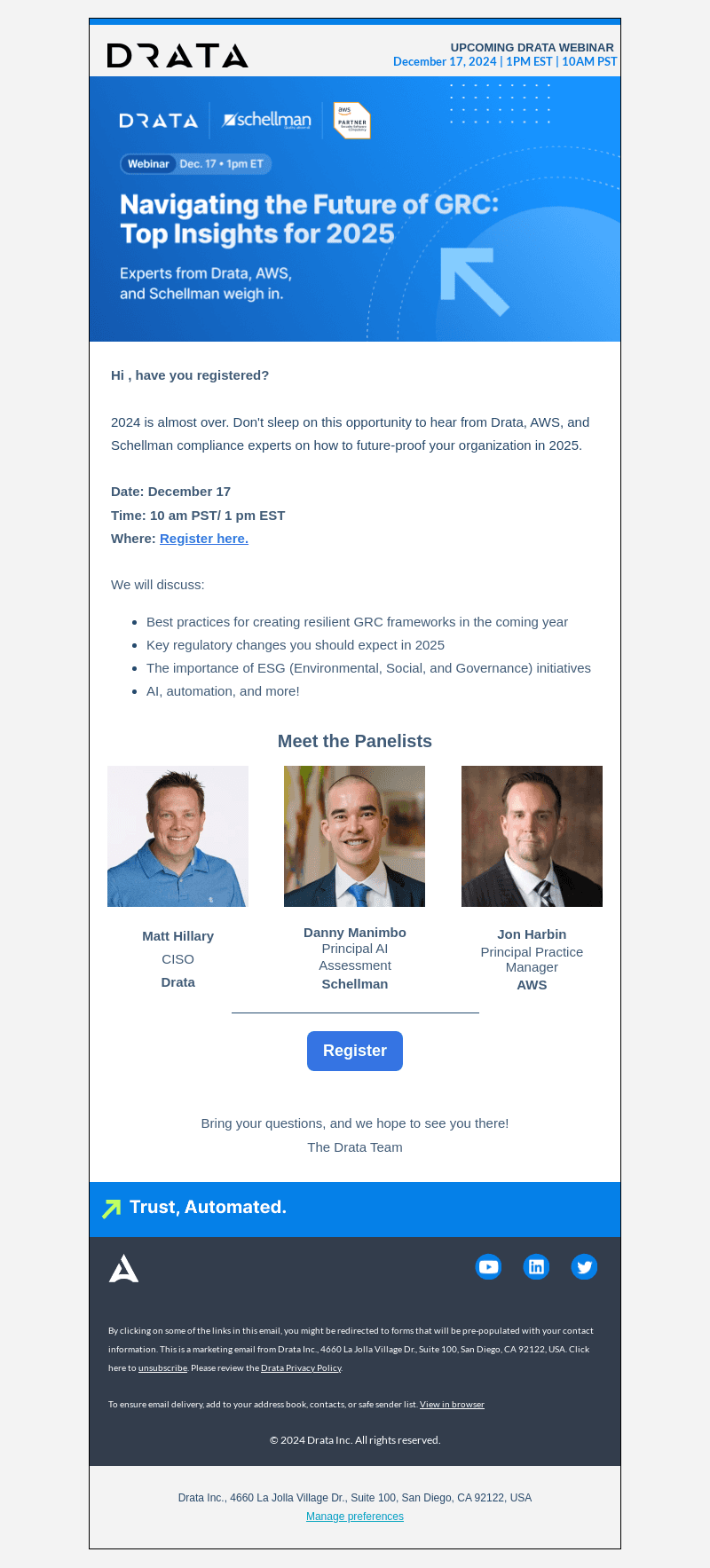 Webinar: Navigating the Future of GRC in 2025