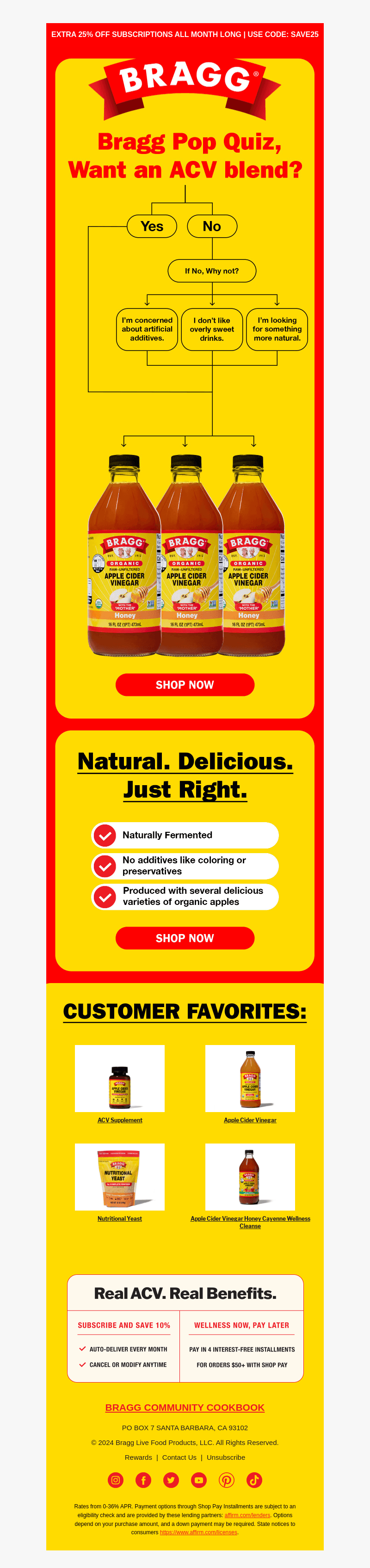 Curious about our ACV Blend?