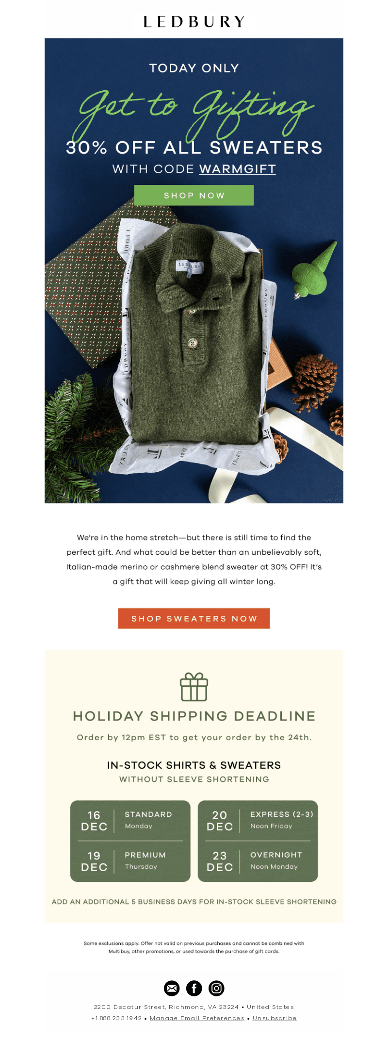 Get to Gifting - 30% OFF Sweaters