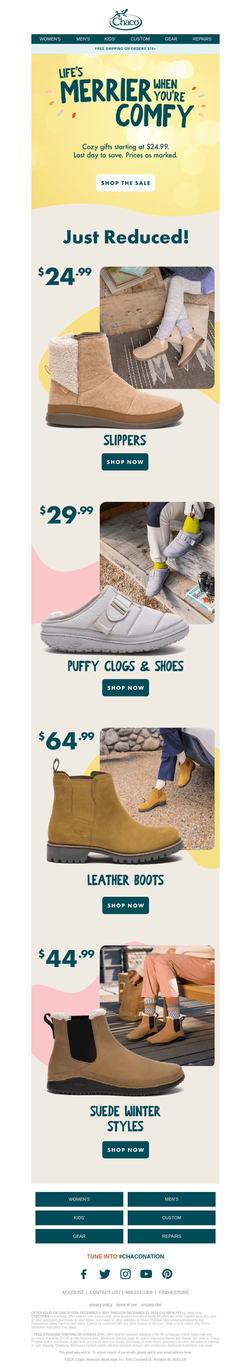 Last Day! Slippers for $24.99