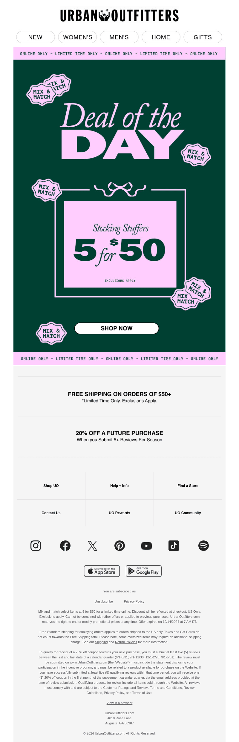 ✨ 5 for $50 stocking stuffers ✨