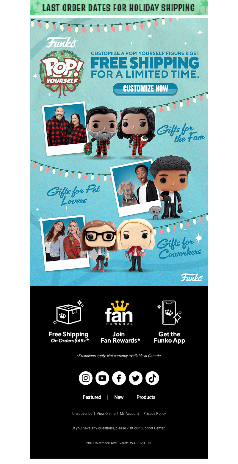 Final Hours ⏳ Free Shipping on Pop! Yourself