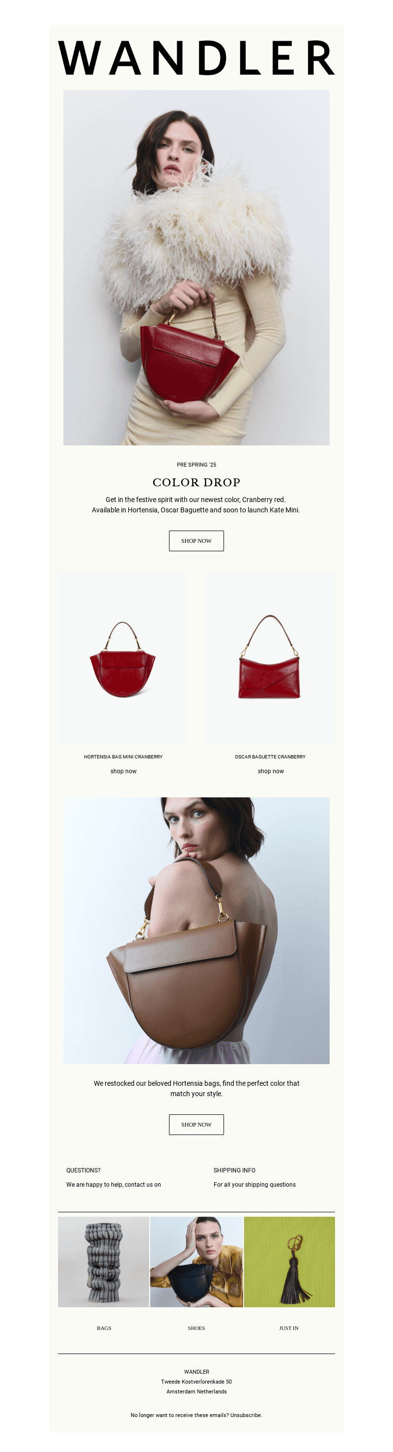 New in - Cranberry Red