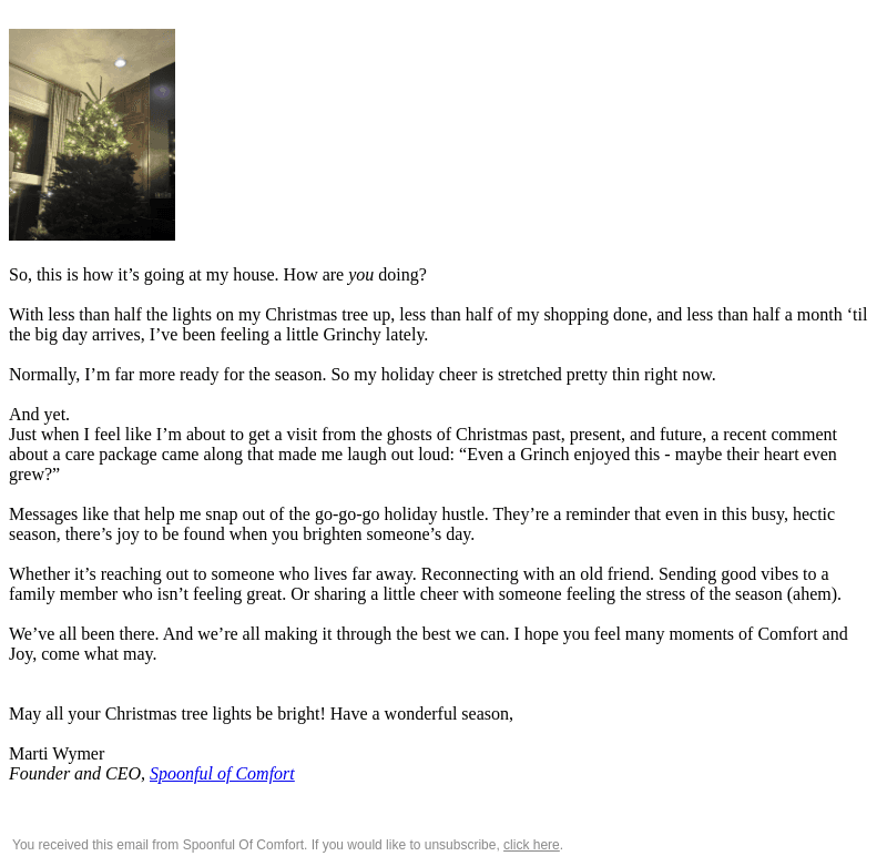 A Holiday Message from Our Founder