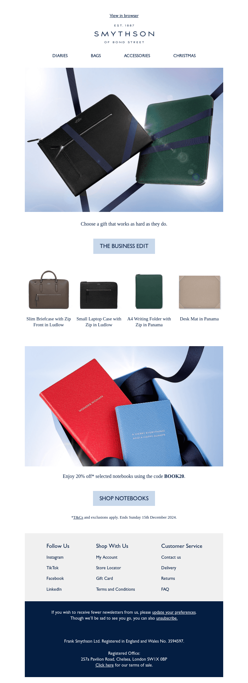 Gifts that mean business