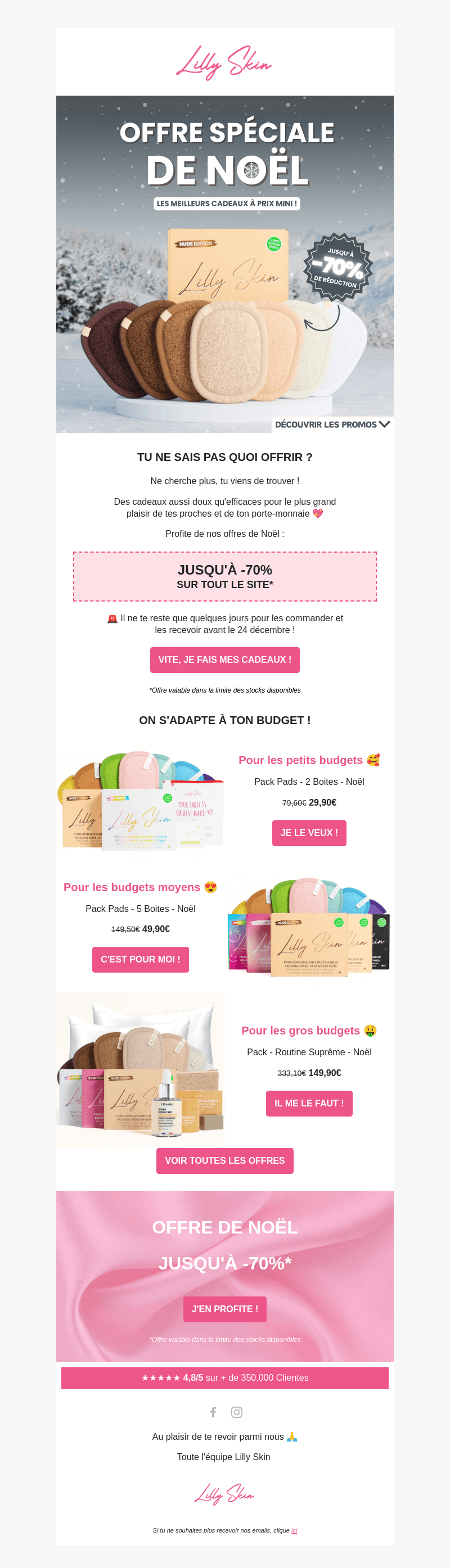 On s'adapte à ton budget 🎁✨