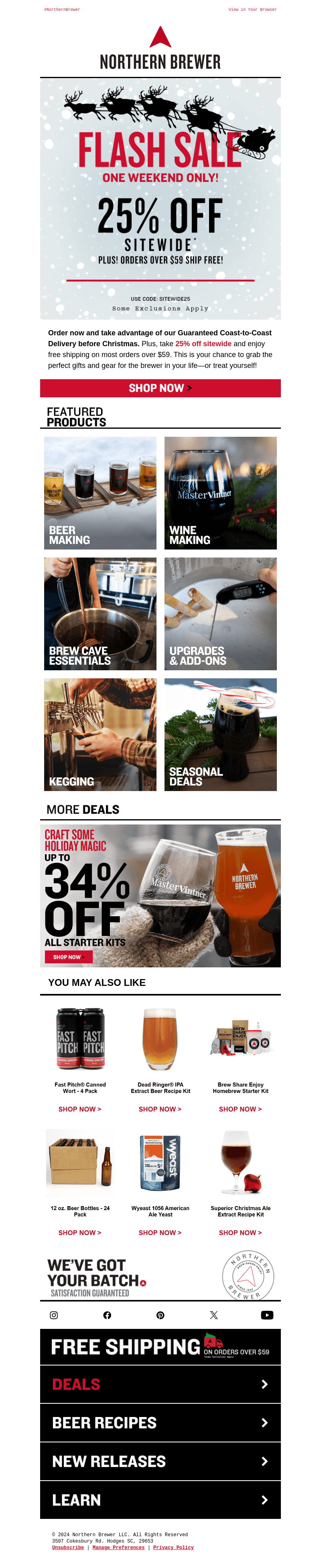 Seize the Brews: 25% Off this Weekend 🍻