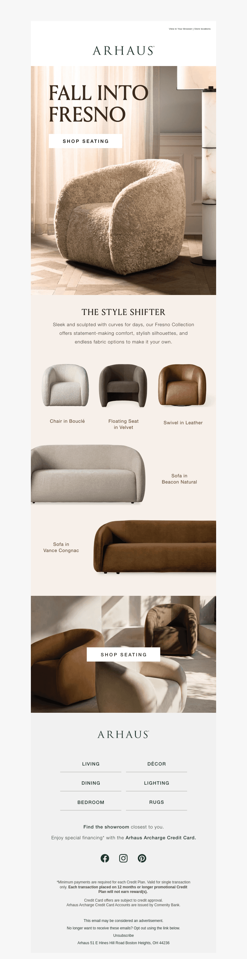 Statement Seating for Every Setting