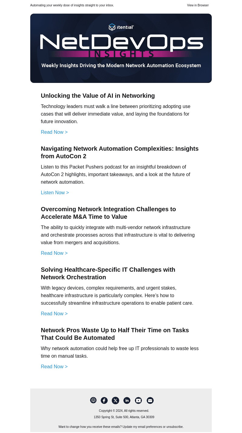 Unlocking the Value of AI in Networking