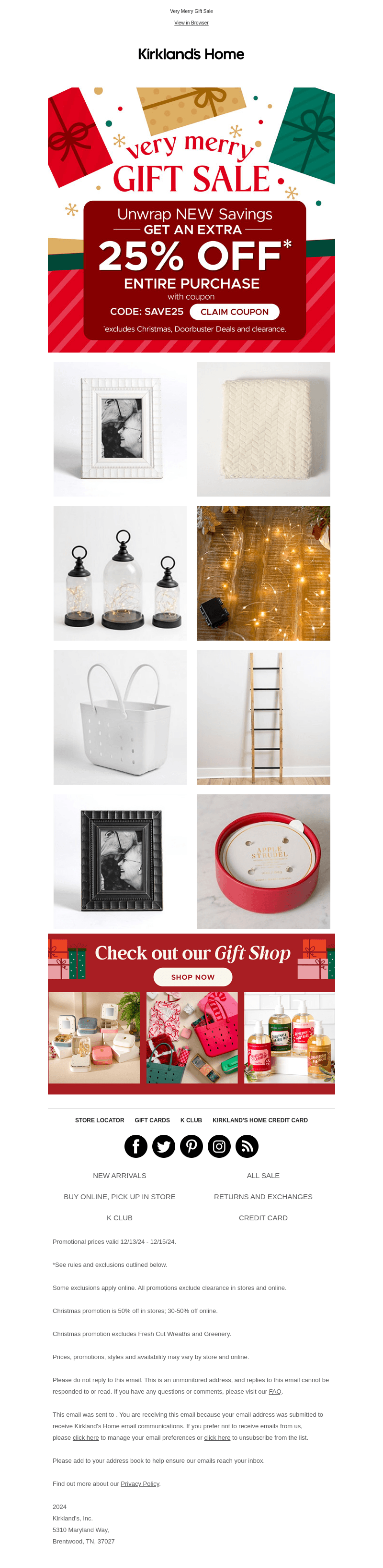 Our Gift to You >> Extra 25% OFF
